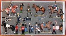Gruppo Vario Soldatini Giocattolo in Metallo Danneggiati da Riparazione #10