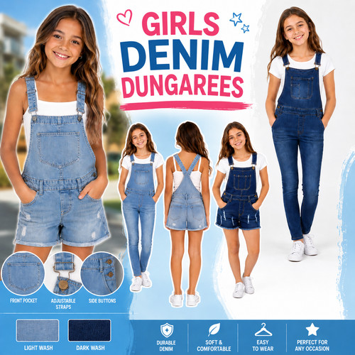 Tuta denim ripped - tuta, ragazze