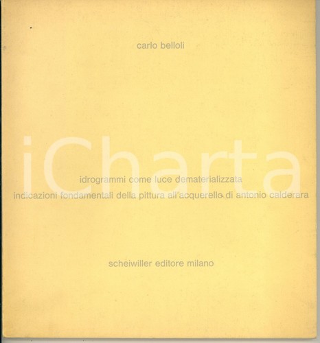 1975 carlo belloli idrogrammi - 1975,