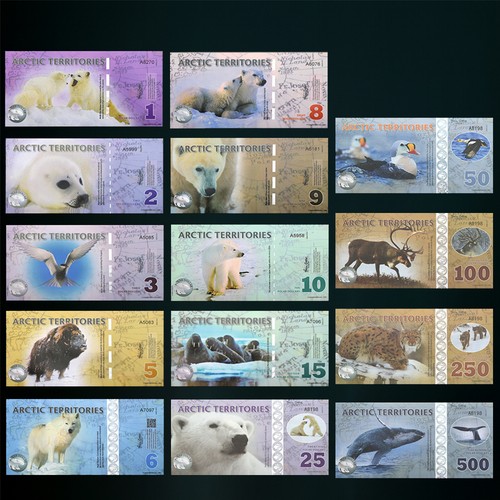 Banconota pezzi set - banconota, pezzi/set