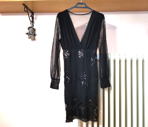 Elegante abito nero - elegante,