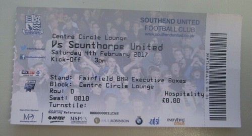 2016 southend united v - united,