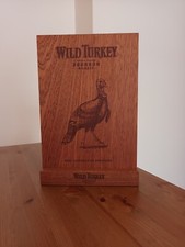 Wild Turkey Bourbon Whiskey lavagna cocktail advertising wood board Breweriana 