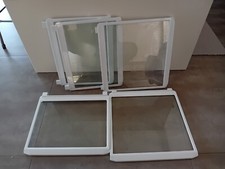 Ricambio Usato Frigorifero SAMSUNG 5 Ripiani Frigorifero Vassoi Vetro Abs No Lg