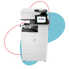HP Color LaserJet MFP E87640,Stampante A3 Multifunzione, A colori