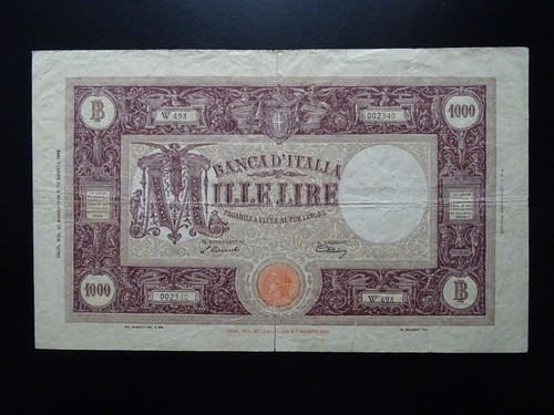 Italia luogotenenza lire 000 - lire, 1.000