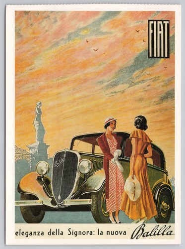 Poster italiano con - fiat, 508