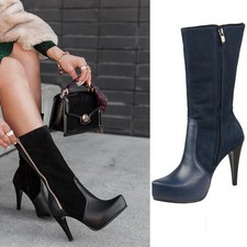 Scarpe stivali donna per mezzo
