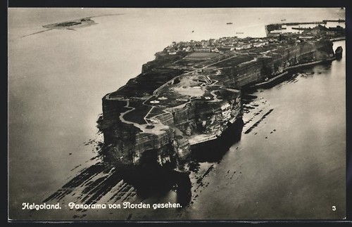 Ansichtskarte helgoland - ansichtskarte,