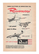 PUBBLICITÀ ADVERTISING WERBUNG ITALIAN CLIPPING 1965 REVELL AEREI TELECOMANDATI