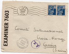 ALGERIA LETTERA EXAMINER 7603 CON CENSURA ALGERIE LETTRE COVER