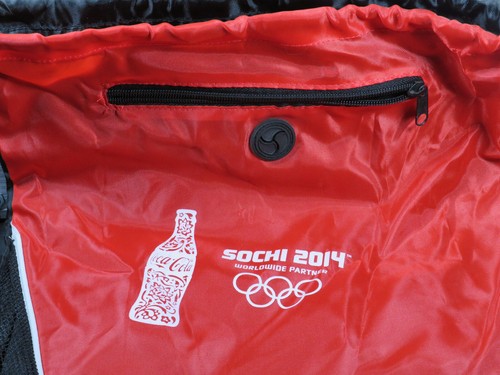 Zaino olimpico coca - cola, sochi