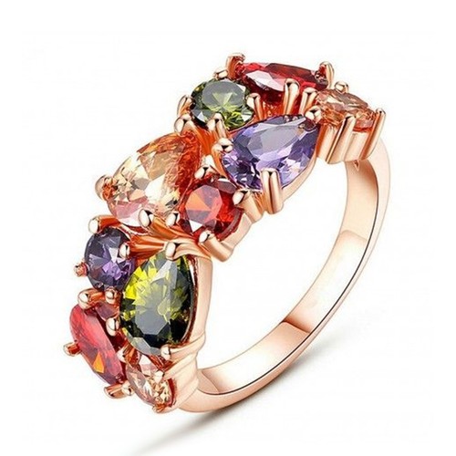 Anello pietra colorata chic - anello,