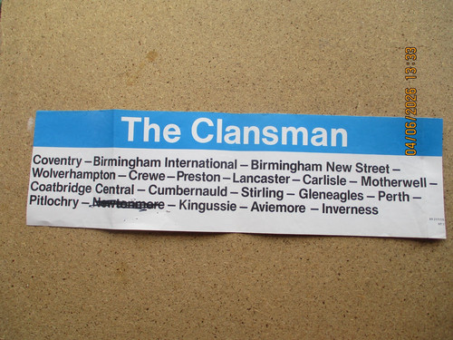 The clansman r window - b.r.,