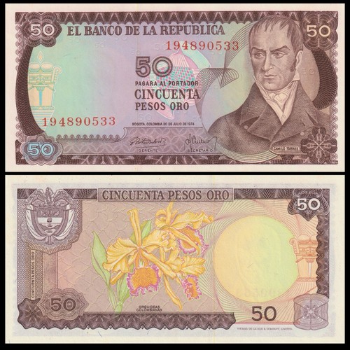 Colombia 50 pesos oro - 🇨🇴,