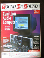 SOUND ON SOUND MAGAZINE JULY 2001 CARILLON AUDIO COMPUTER CLAVIA NORD LEAD 3