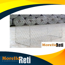 GABBIONI ZINCATI PER CONTENIMENTO PIETRE MISURA 2X1X1 MAGLIA 8X10  F.2.70-3.70MM