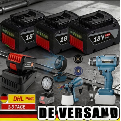 Batteria 6ah per bosch - per, 18v