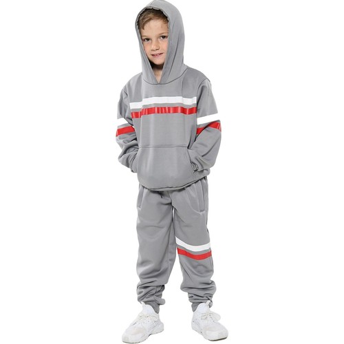 Tute sportive grigie fleece - sportive,
