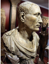 Statua Busto Giulio Cesare