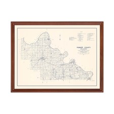 Vecchia mappa della contea di