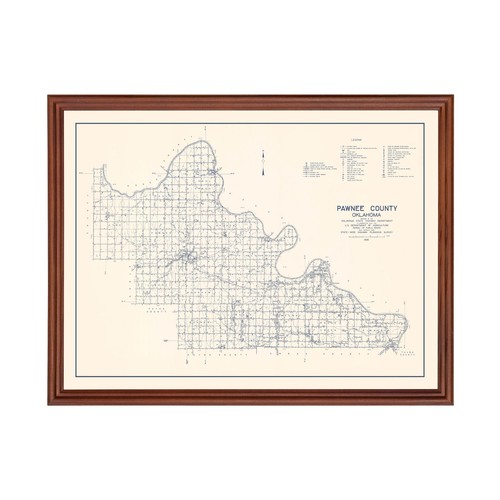Vecchia mappa della contea - , di