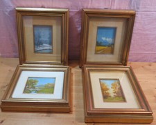 QUADRI SU RAME, LE 4 STAGIONI FIRMATE TAGLIABUE      (KM01)