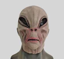 Maschera in lattice horror alieno cosplay Halloween vestito fantasia festa travestimento oggetti di scena