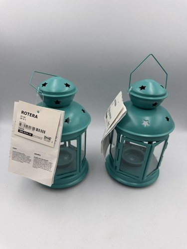 Ikea rotera lanterna teal - 2,