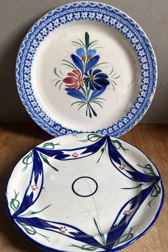 Due grandi piatti ceramica - piatti,