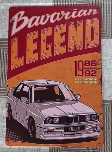 Targa decorativa bmw - targa,