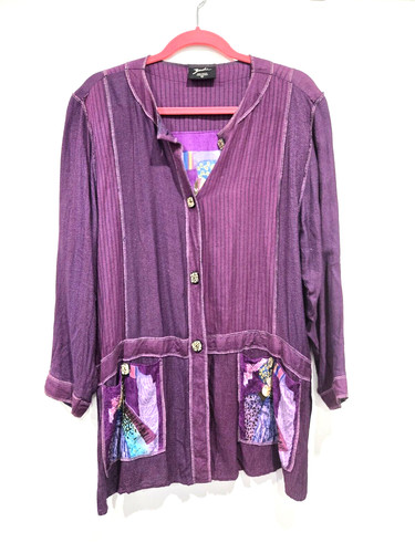 Zashi vintage bottoni 100%