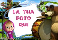 Cialda MASHA E L'ORSO