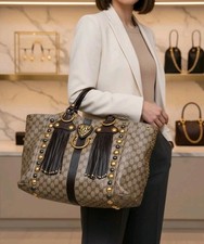 Borsa shopper Gucci GG tela