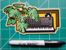 KORG MS20 sticker x 2 cat