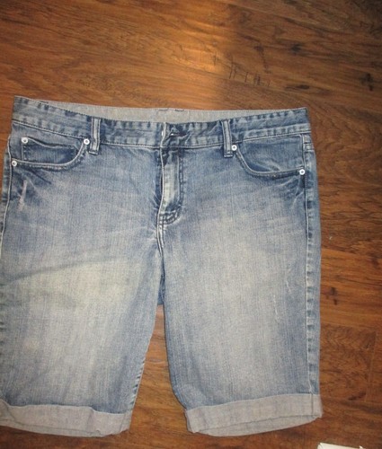 Calvin klein capris blu denim - capris,