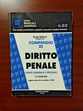 Compendio di DIRITTO PENALE - Parte generale e speciale - SIMONE 1993