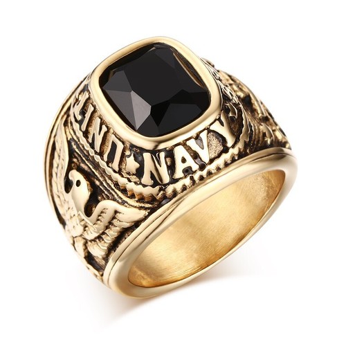 Anello uomo retro aquila - anello,