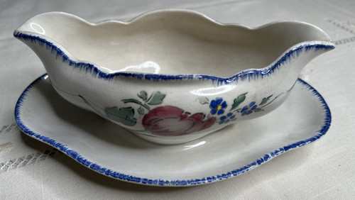 Antica salsiera ceramica - in,