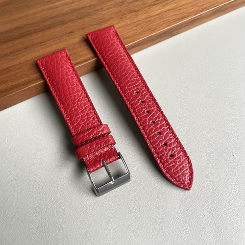 Grained calf leather - leather, watch
