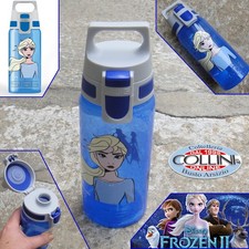 Sigg - Viva One - Borraccia d'Acqua Elsa - Blu, 0.5L - Disney Frozen 2 - back...