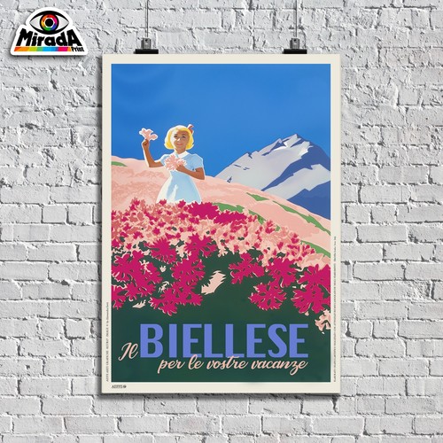 Poster vintage biellese - vintage,