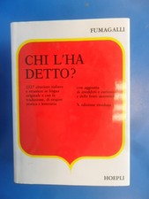 chi l ha detto fumagalli giuseppe 8820300923
