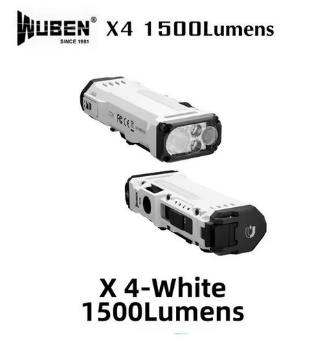 Torcia led piatta wuben edc - torcia,