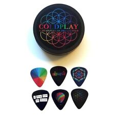 Vintage Coldplay Tour - A Head Full of Dreams - Plettri per chitarra e specchio compatto 
