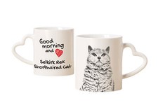 Tazza Selkirk Rex Con Gatto