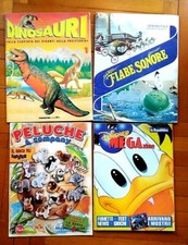 Lotto n4 PUBBLICAZIONI PER BAMBINI Disney MEGAzine CENERENTOLA PELUCHE DINOSAURI