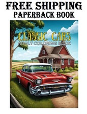 Classic Cars Adult Coloring