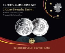 Germania 25 euro 2015 25 anni