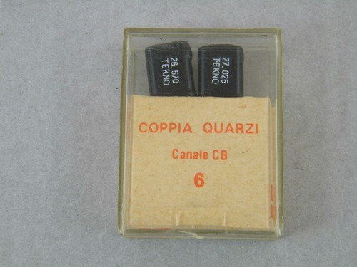 Coppia quarzi canale 6 - coppia,